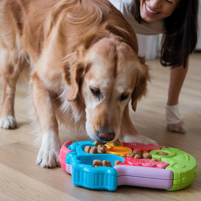 puzzle pour chien pour développer son intelligence