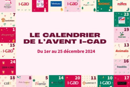 Participez au Calendrier de l’Avent I-CAD 2024 et Gâtez Vos Animaux comme Jamais !