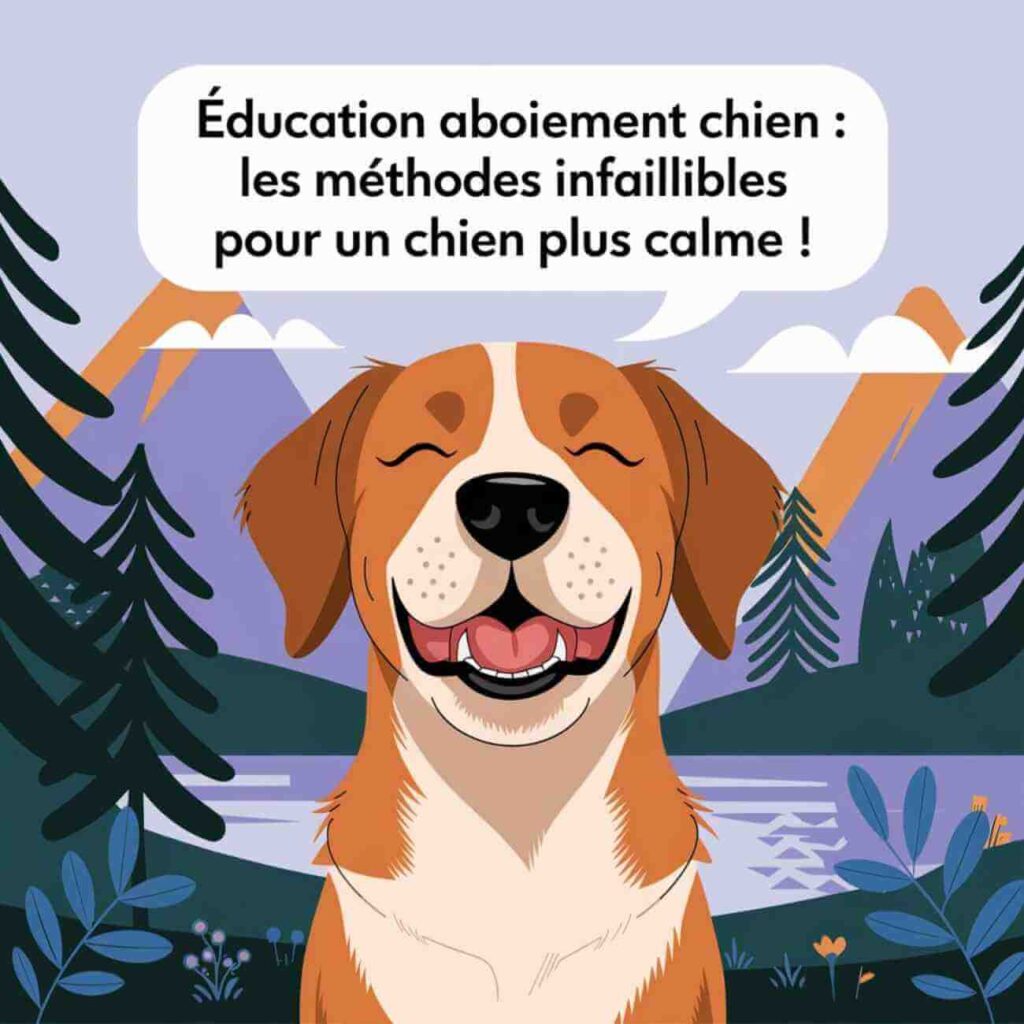 Éducation aboiement chien