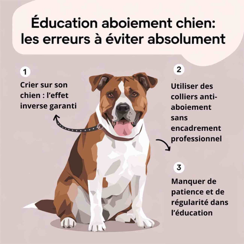 éducation aboiement chien