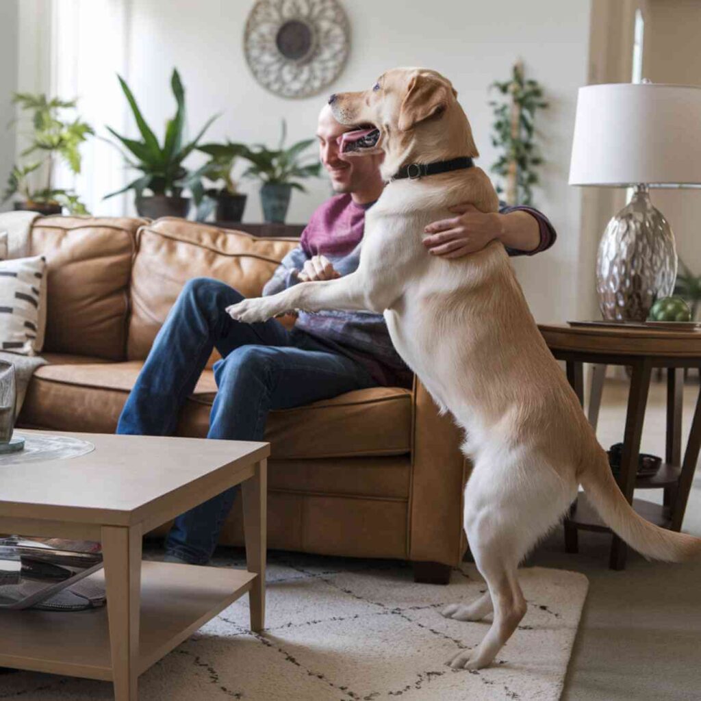 pourquoi mon chien me lèche