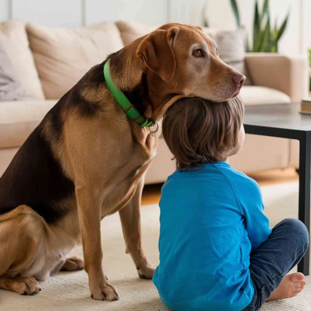 Ces chiens qui protègent vos enfants comme une nounou