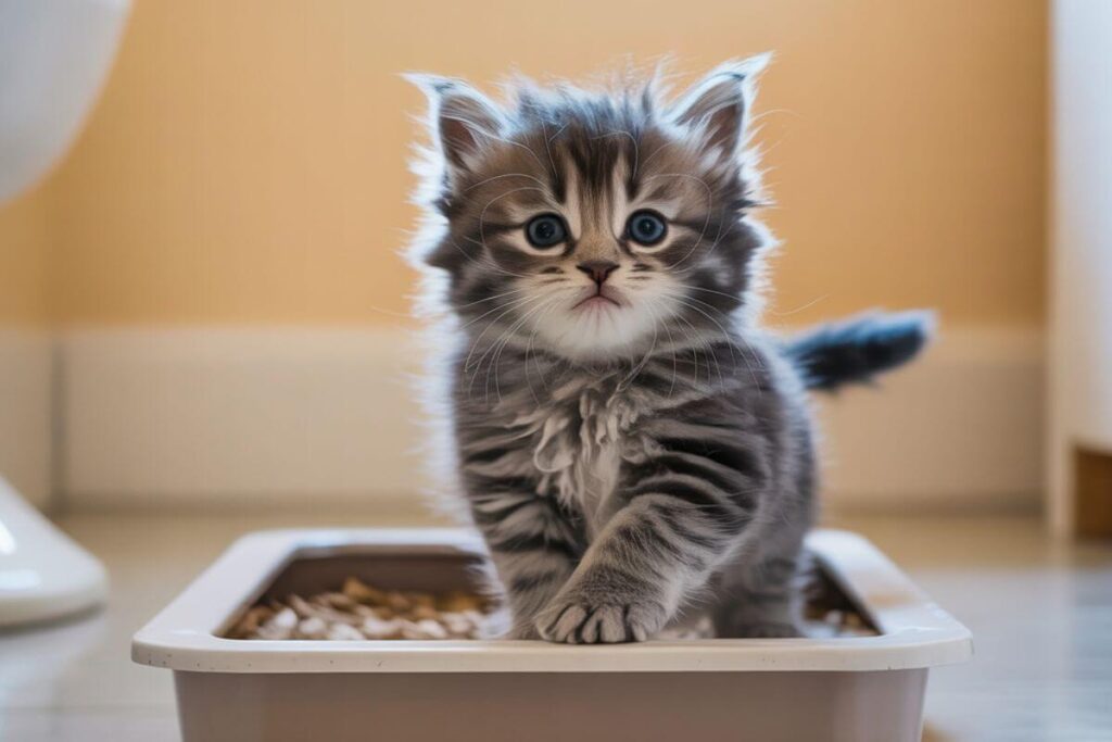 À quel âge un chaton apprend-il vraiment à utiliser sa litière ? Ne faites plus cette erreur