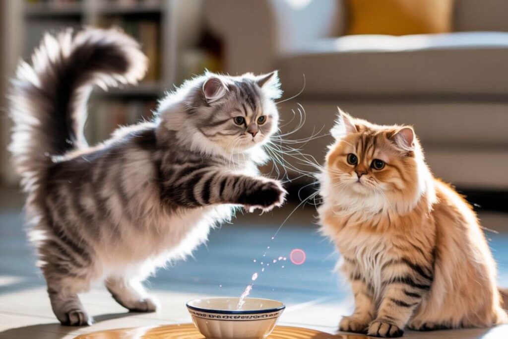 Comment gérer la rivalité entre chats qui provoque des accidents de pipi ? Voici la solution