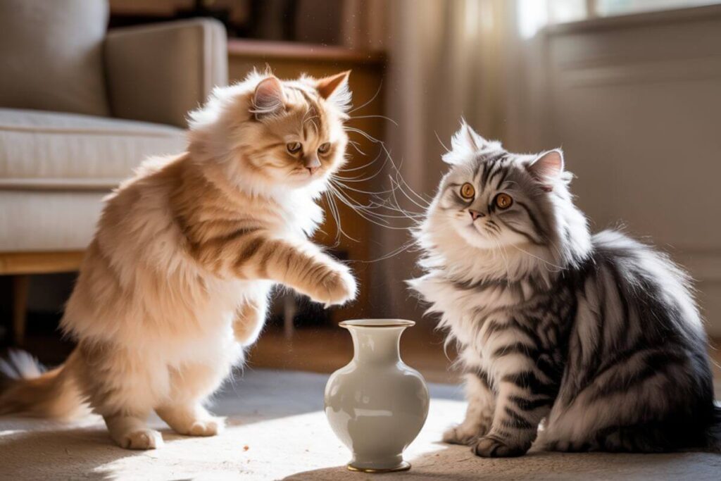 Comment gérer la rivalité entre chats qui provoque des accidents de pipi ? Voici la solution