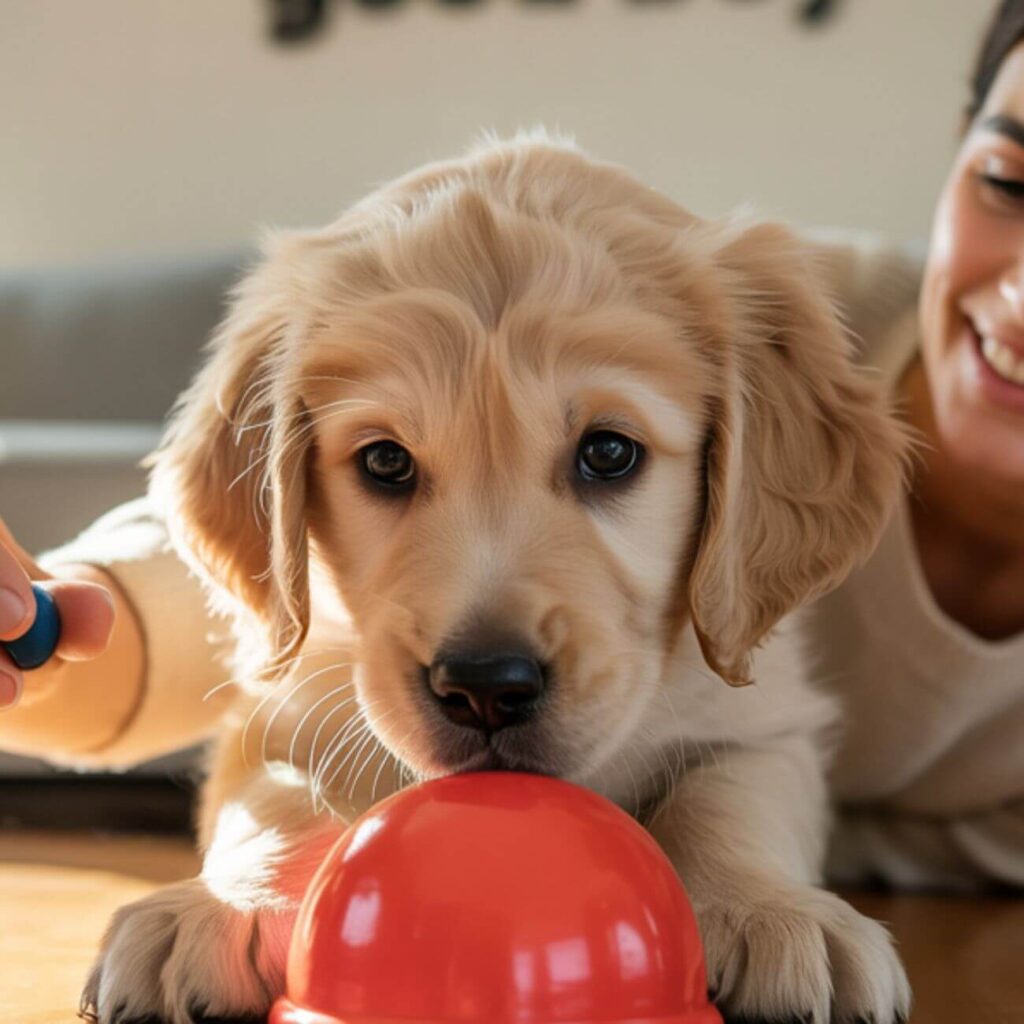 Jeu éducation chiot
