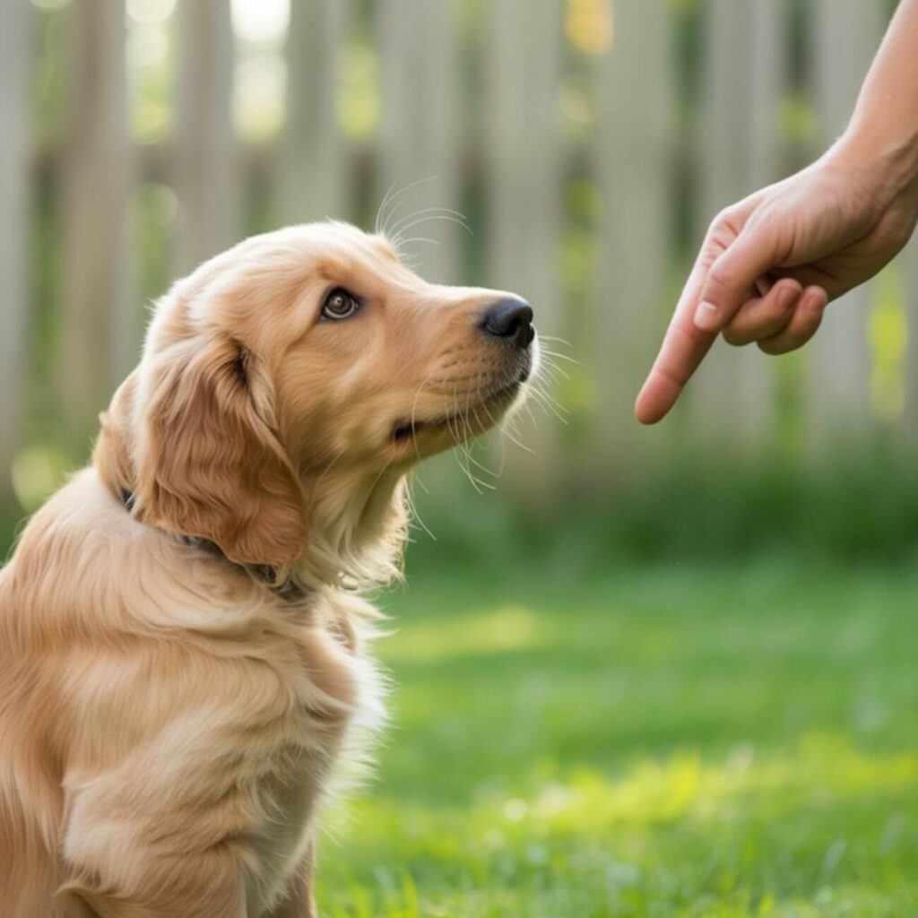 Jeu éducation chiot