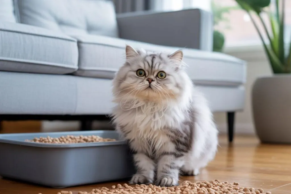 Le stress peut-il être la cause des pipis hors litière chez votre chat ?