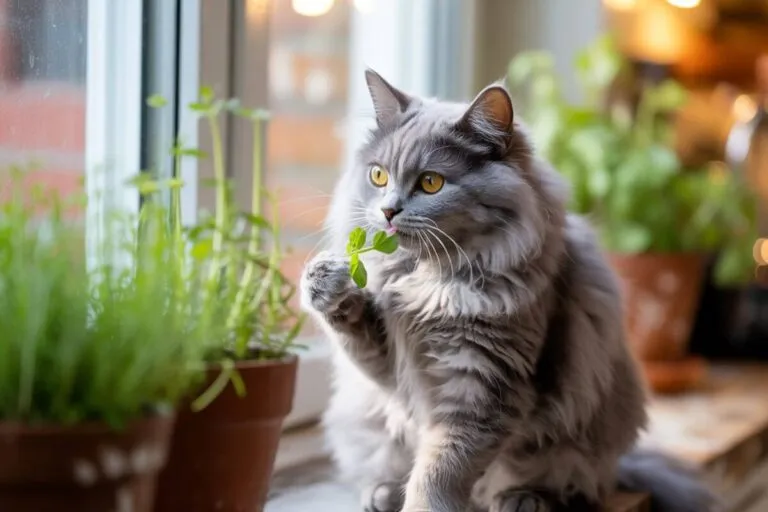 Pourquoi votre chat mange-t-il vos plantes ? Découvrez les raisons cachées