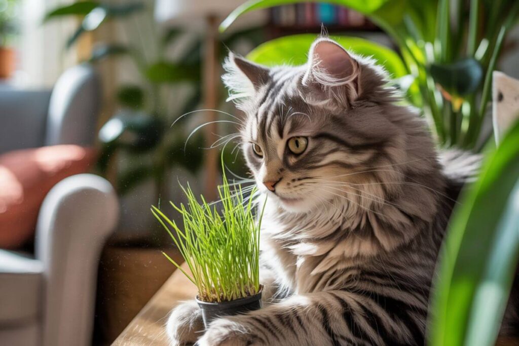Pourquoi votre chat mange-t-il vos plantes ? Découvrez les raisons cachées