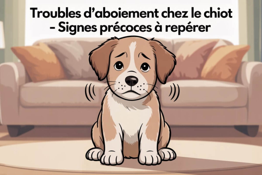 Troubles aboiement chiot  