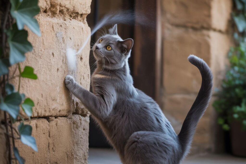 Votre chat stérilisé continue de marquer son territoire ? Découvrez pourquoi et comment y remédier