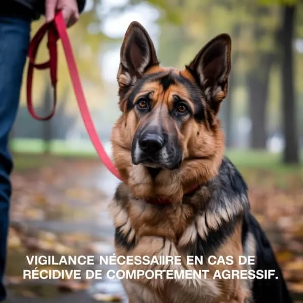 Chien agressif récidive