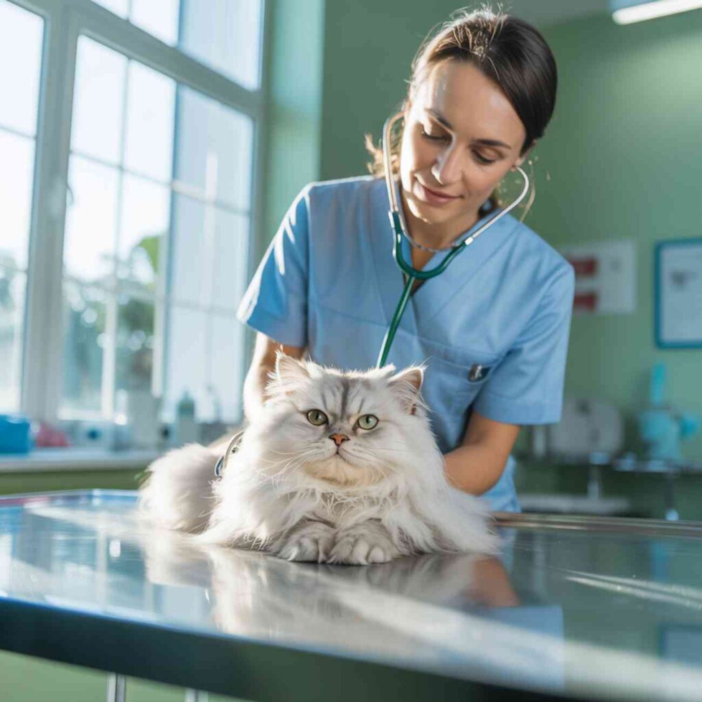 Consultation vétérinaire pour un chat qui miaule sans arrêt