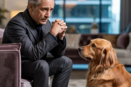 Anxiété maître chien
