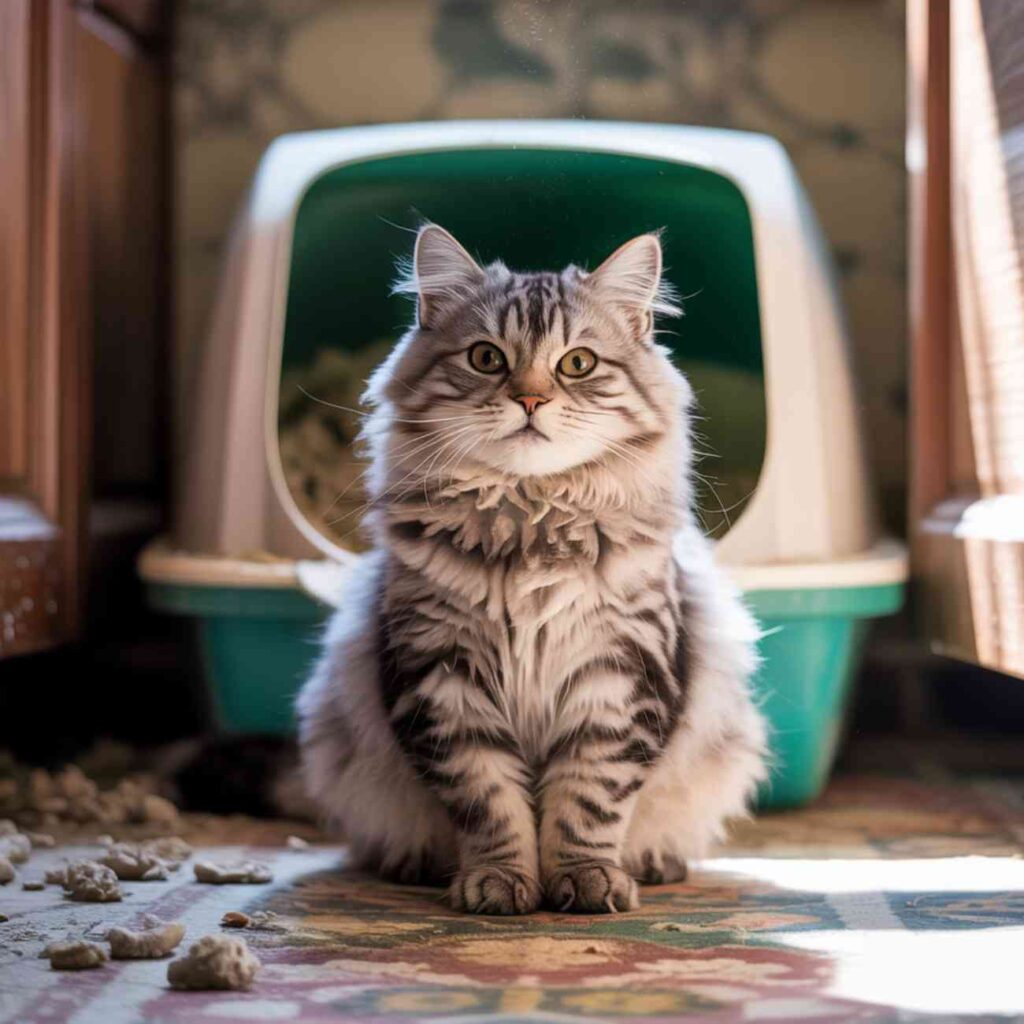 Chat miaule quand je rentre pour signaler que sa litière est sale