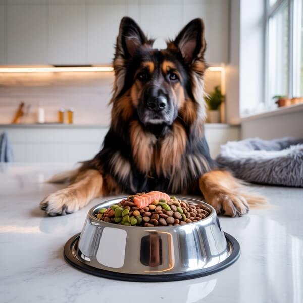 Chien poil long