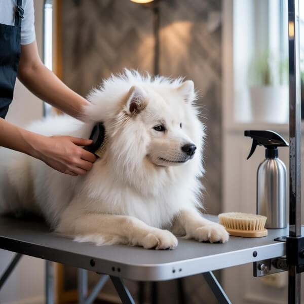 Chien poil long