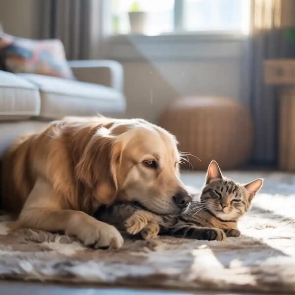 Chien agressif chat