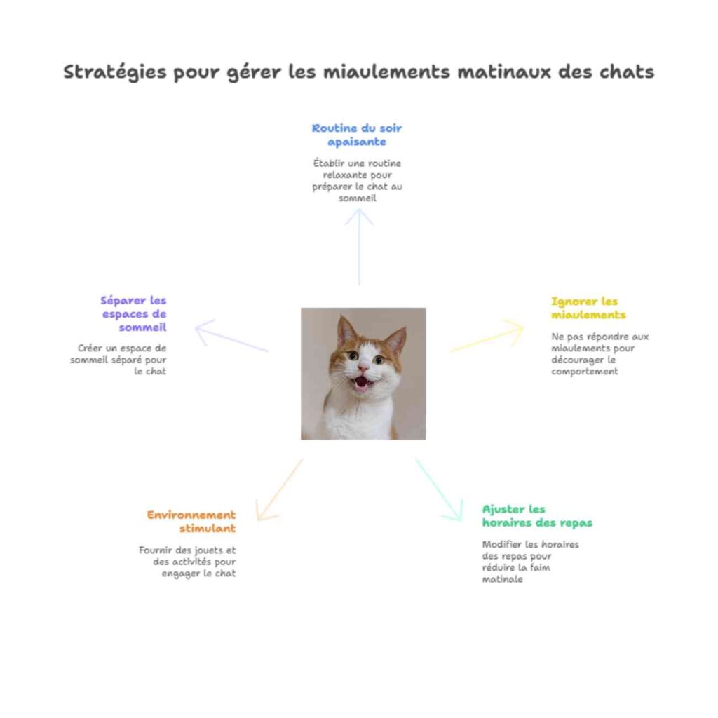 Mon chat miaule à 5h du matin : solutions efficaces pour réduire les réveils précoces