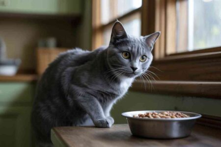 Chat miaule puis vomit après avoir mangé : une attention particulière à l'alimentation s’impose