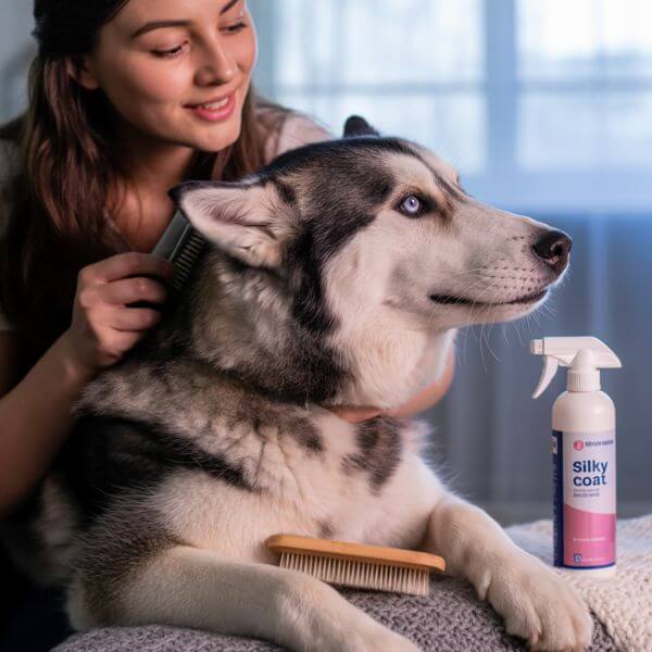 Nœuds poil chien