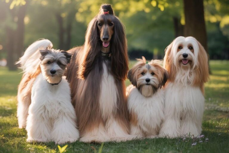 Races chien poil long