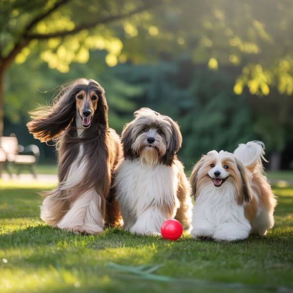 Races chien poil long