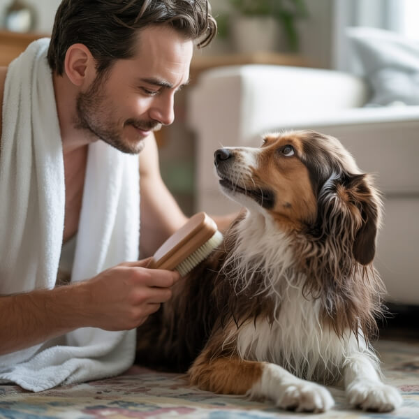 Shampoing chien poil long