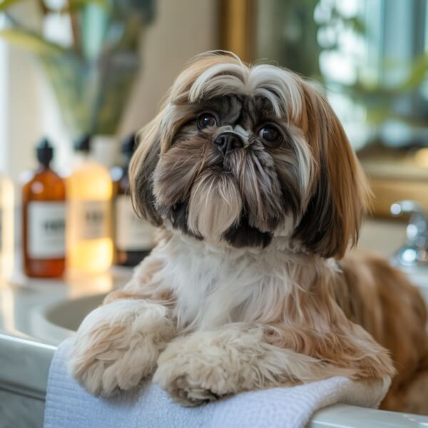 Shampoing chien poil long