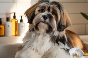 Shampoing chien poil long