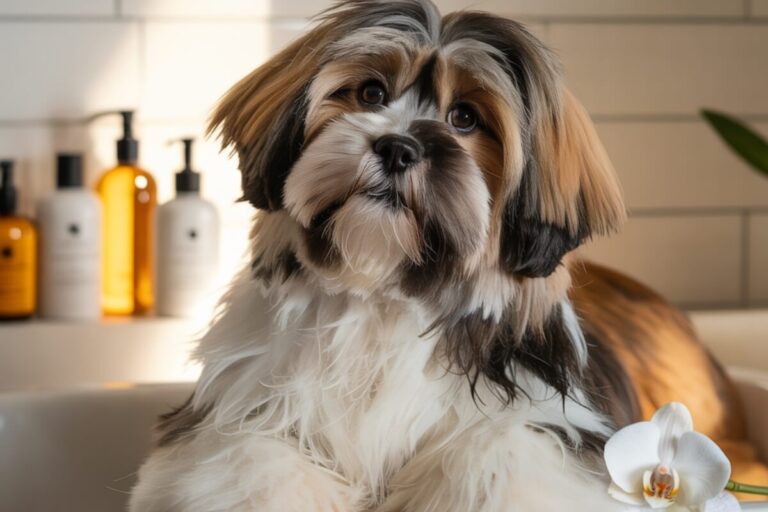 Shampoing chien poil long