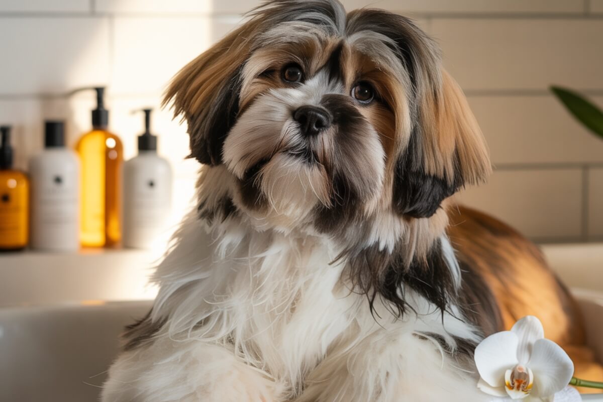 Shampoing chien poil long