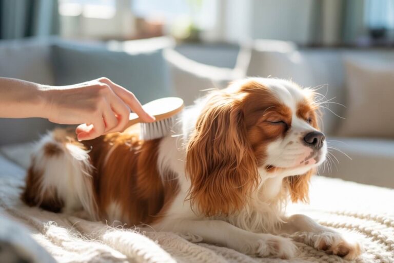 brosser chien poil long