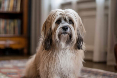 Lhasa Apso poil long