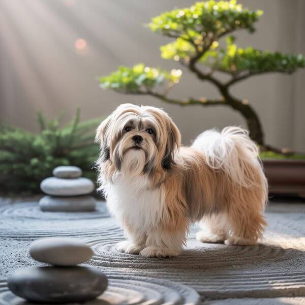 Lhasa Apso poil long