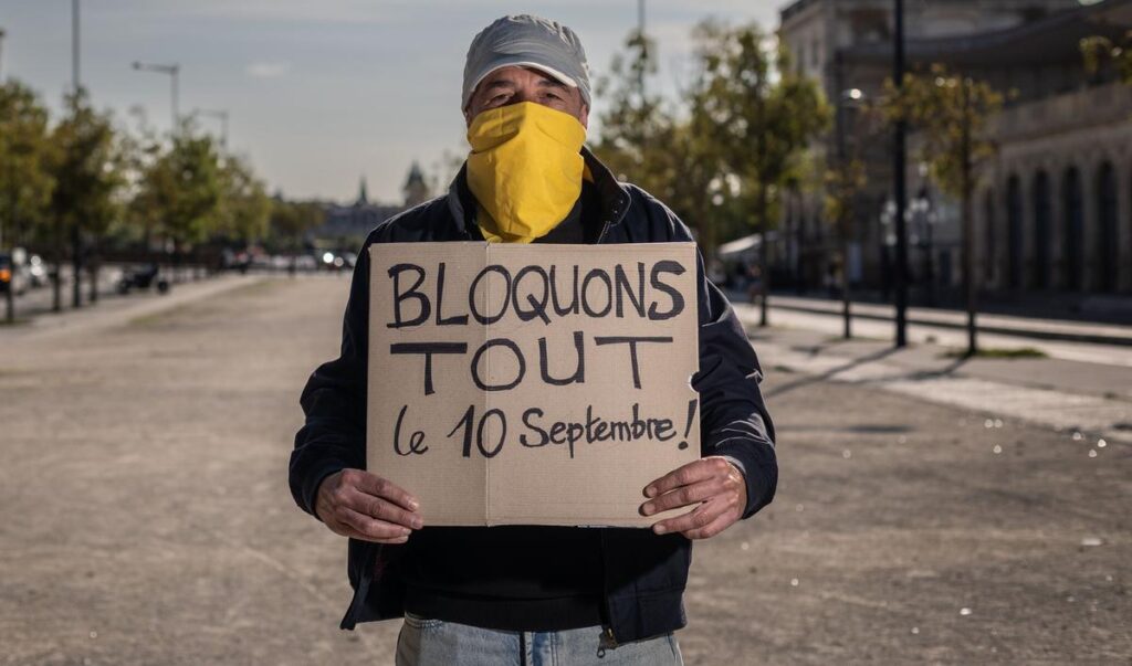 bloquons tout le mouvement de greve 10 septembre