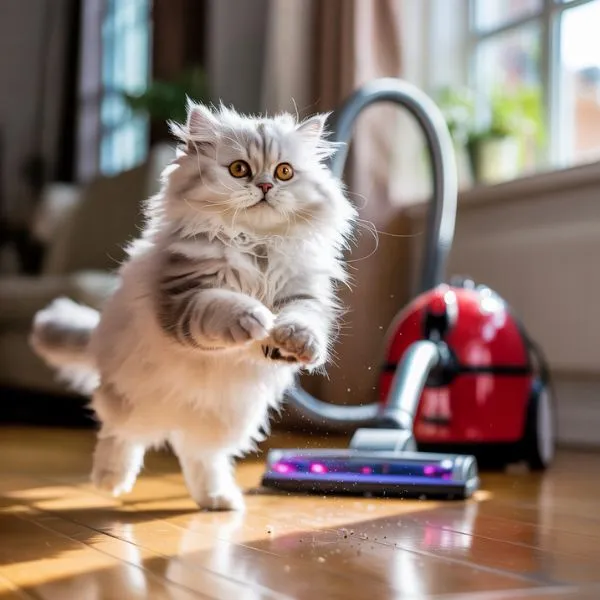 réactions animaux aspirateur