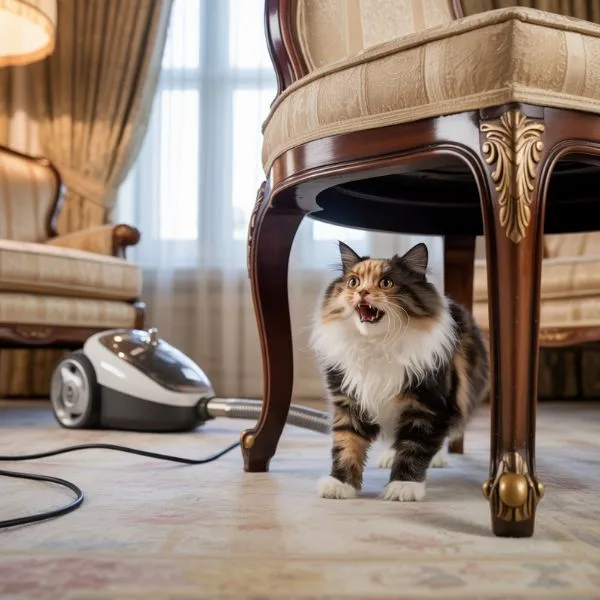 réactions animaux aspirateur
