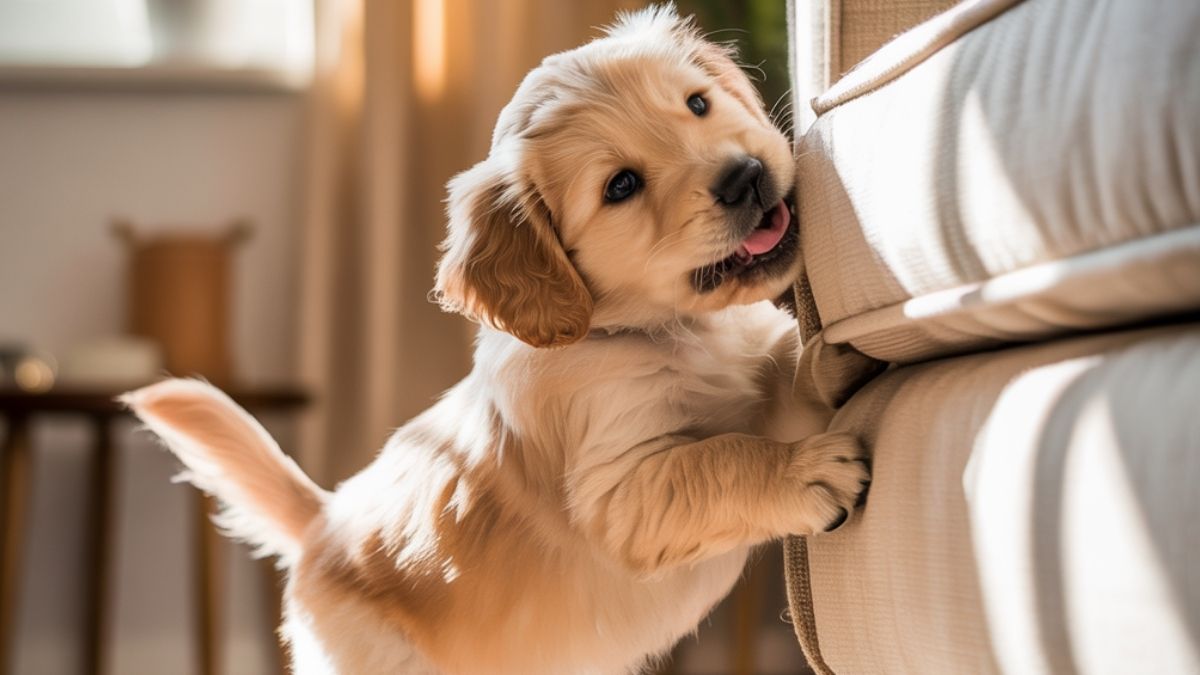 Mon chiot mordille tout