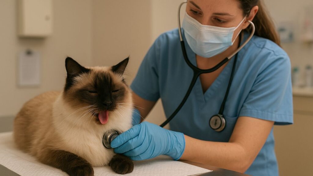 chat qui miaule la nuit