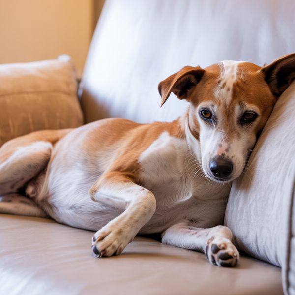 Douleur au dos chez le chien 
