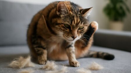 chat perd ses poils